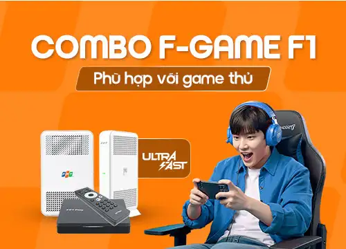 Gói Combo FPT F-Game F1 tặng 1 Wifi Mesh và Truyền hình cáp quang